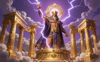 Gates of Olympus Slot von Pragmatic Play mit Zeus und goldenen Toren