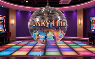 Funky Time Live Game Show mit Disco-Kugel und leuchtendem Tanzboden